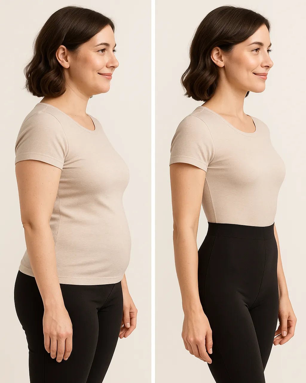 Short Gainant Effet Sculptant Haute Taille Ventre Plat - Mam’s Ailes