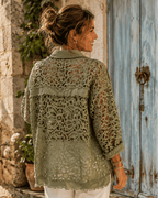 Surchemise Alba — Dentelle & Coton - Mam’s AilesNoir