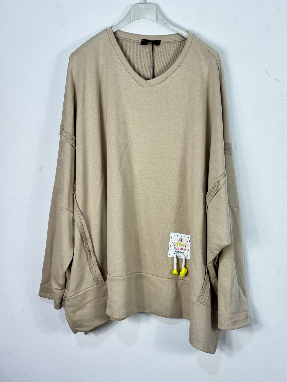 Sweat Fashionen beige de face – Mam’s Ailes