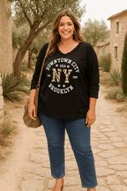 Sweat NY féline Oversize - Mam’s Ailes