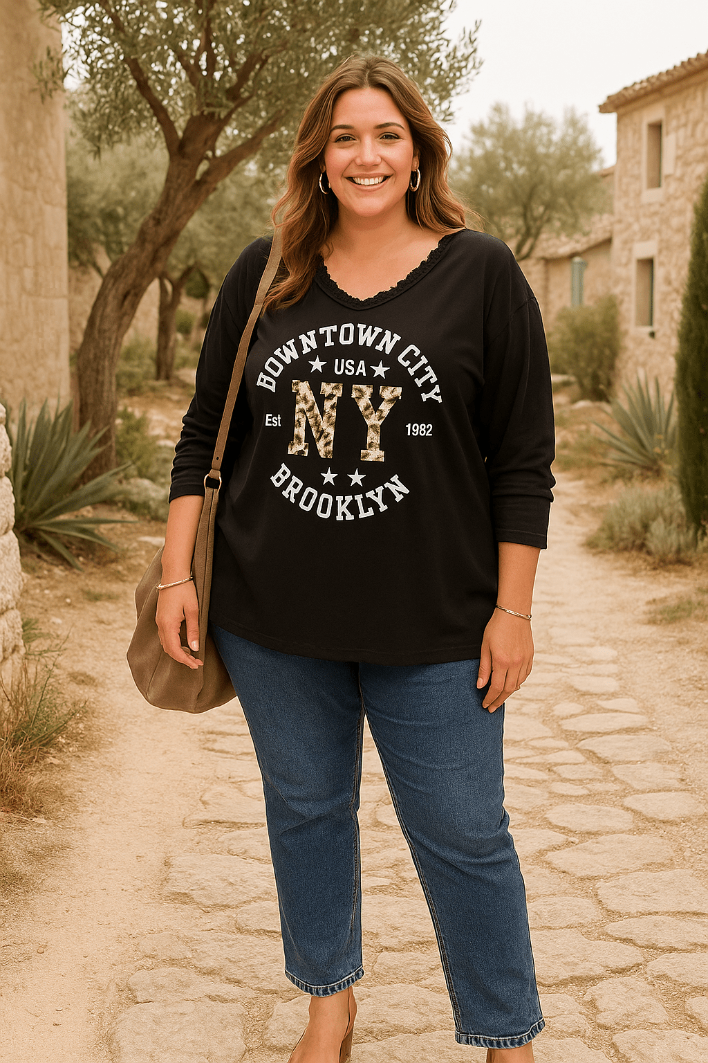Sweat NY féline Oversize - Mam’s Ailes