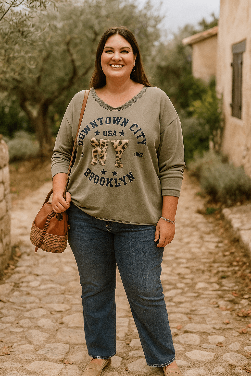 Sweat NY féline Oversize - Mam’s Ailes