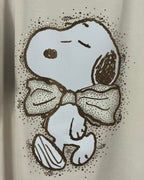 Sweat Snoopy ample fabriqué en Italie, vue réelle 2