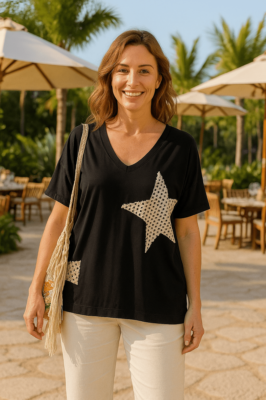 T-shirt "Étoiles Scintillantes" - Mam’s Ailes