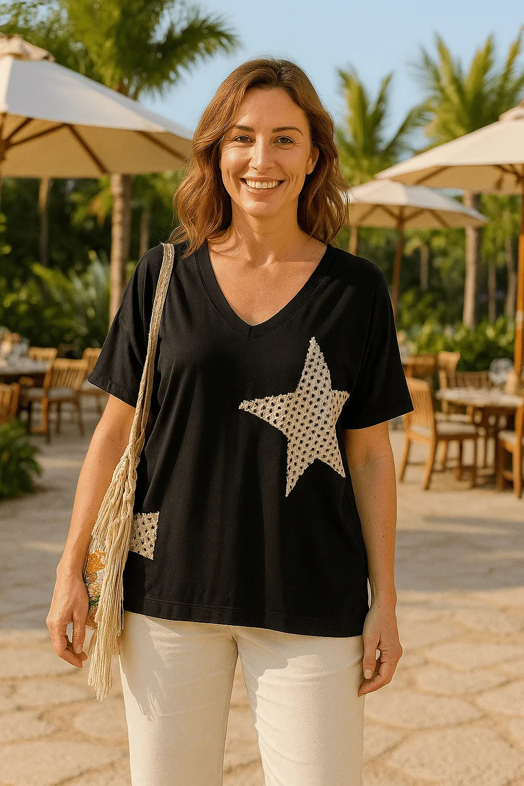 T-shirt "Étoiles Scintillantes" - Mam’s Ailes