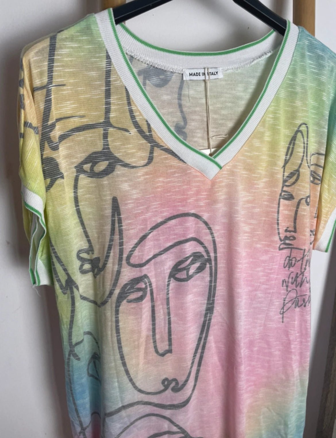 T-shirt Fluide Artistique – Coupe Ample 36/46 - Mam’s AilesVert