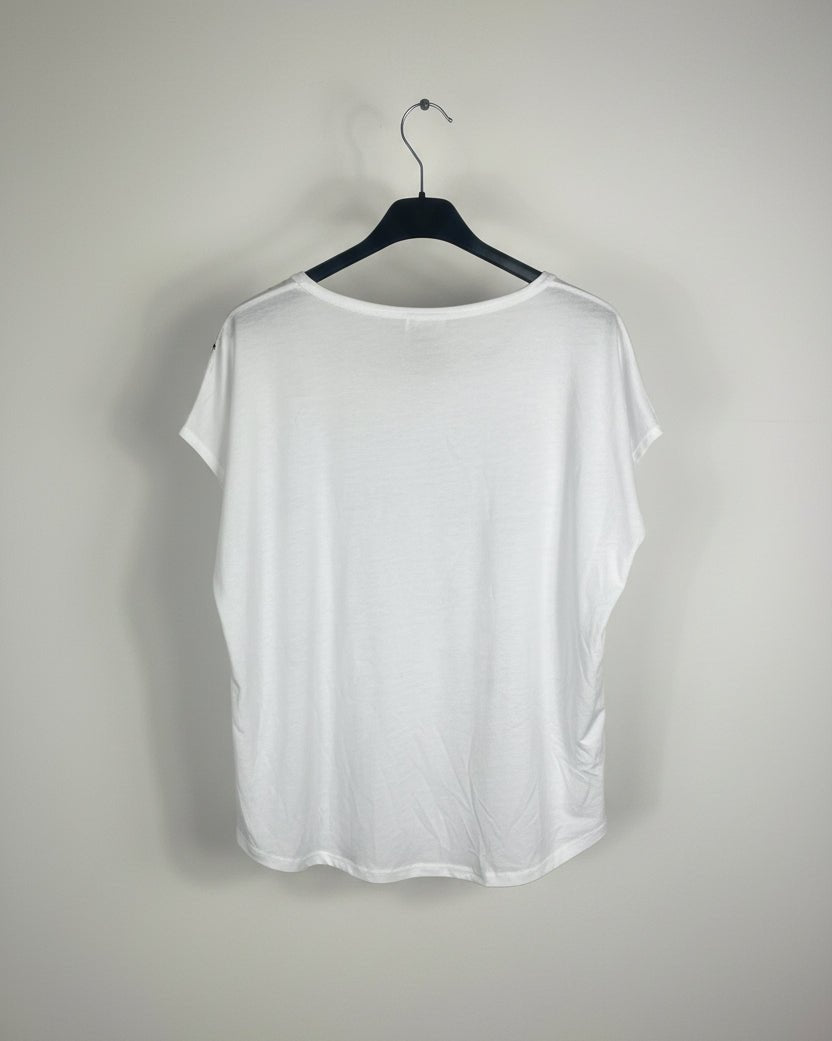 T-shirt Just Breathe — Girl & Wine - Mam’s Ailes