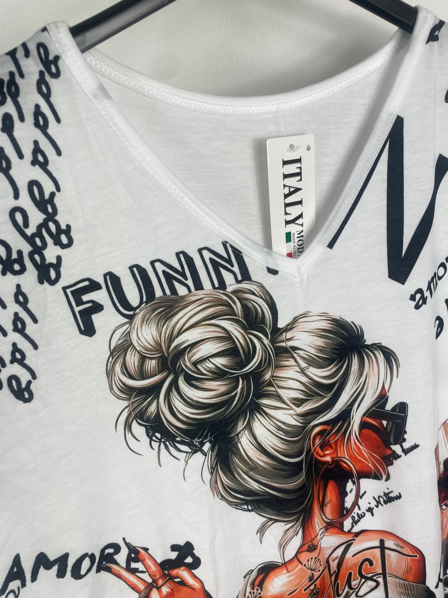T-shirt Just Breathe — Girl & Wine - Mam’s Ailes