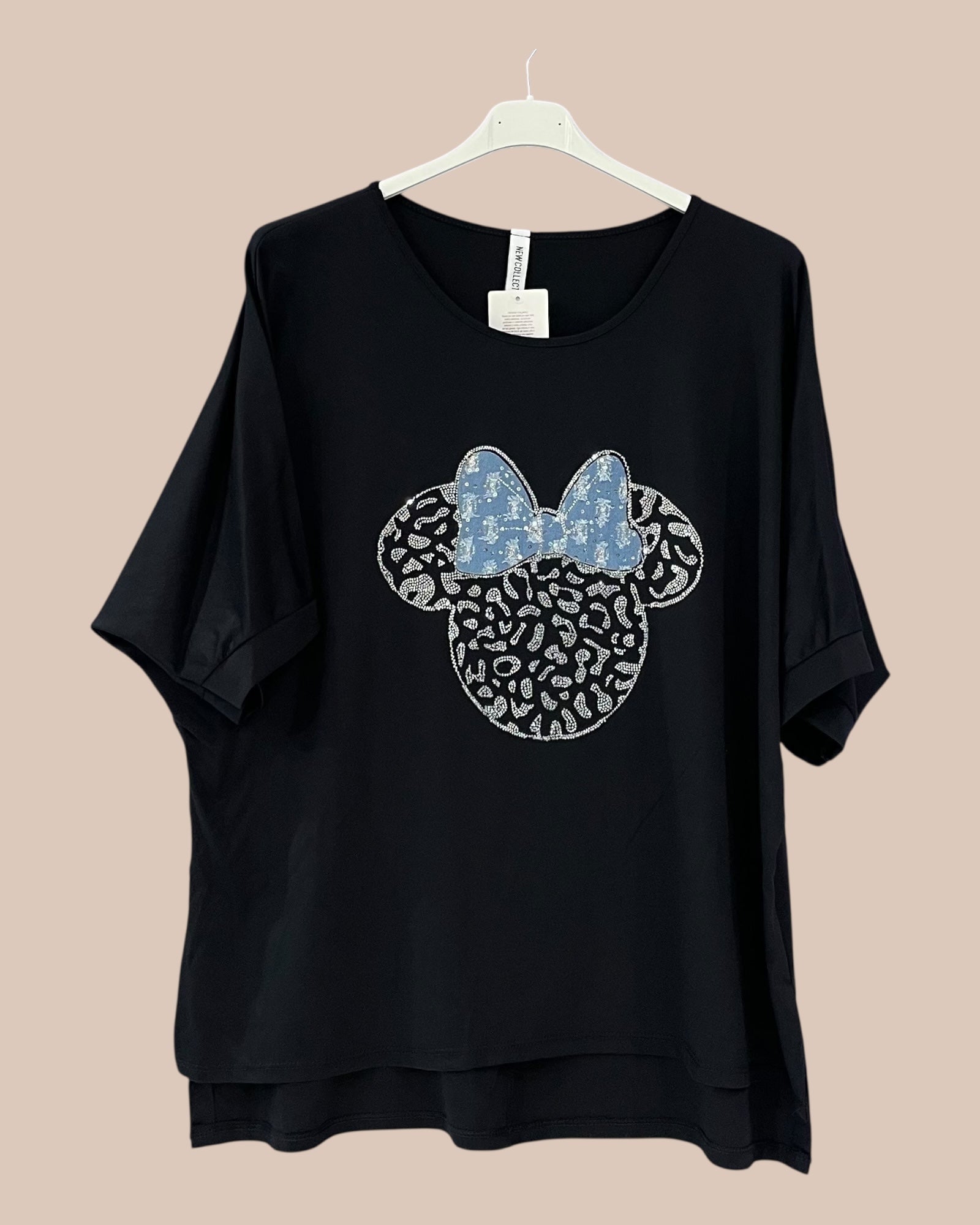 T-shirt Minnie Strass & Jean - Mam’s Ailes