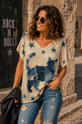 Tee - shirt Bowie - Chat Denim - Mam’s Ailes