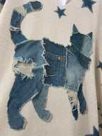 Tee - shirt Bowie - Chat Denim - Mam’s Ailes