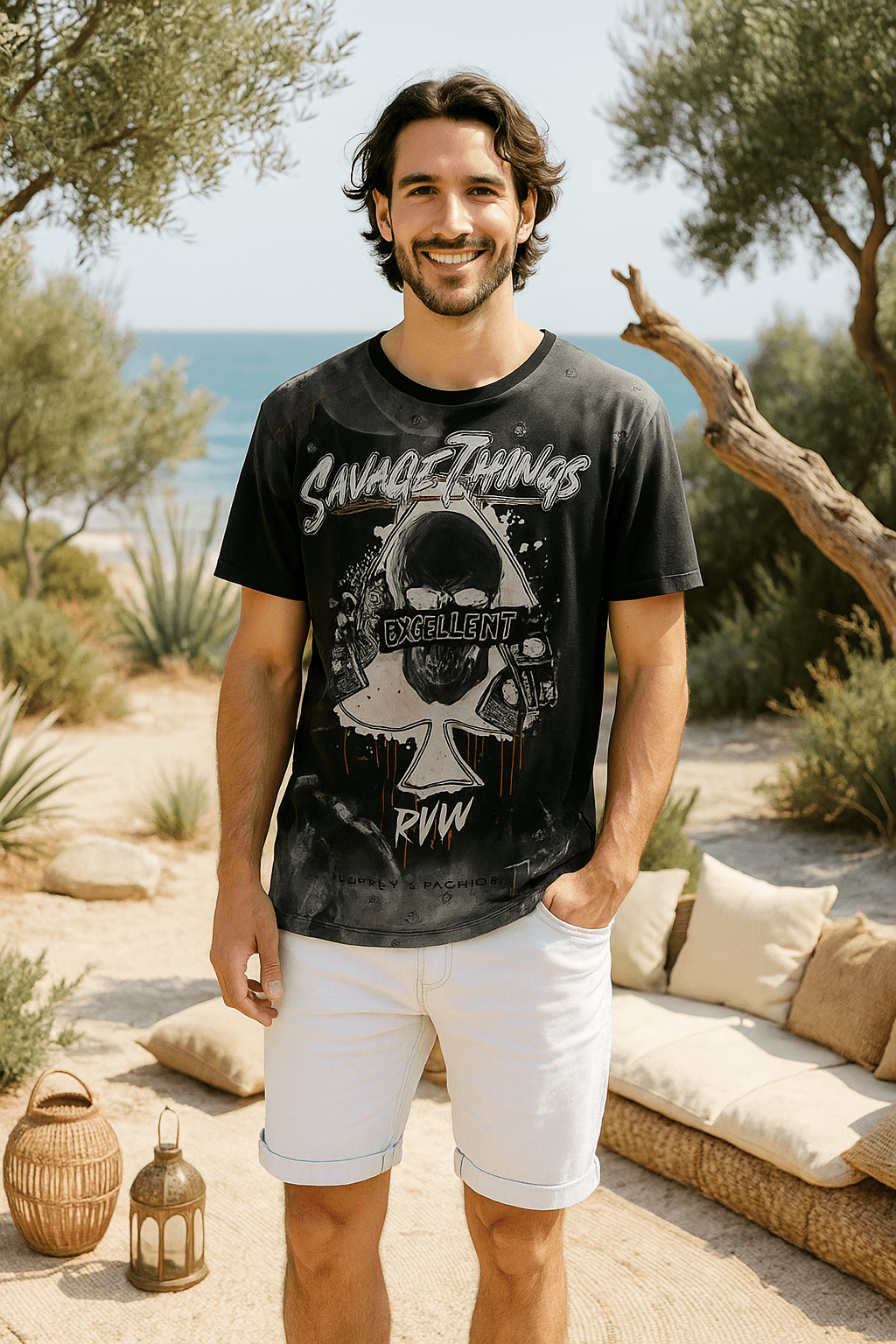 Tee - shirt Homme "Savage Things" – Audace & Style Urbain - Mam’s Ailes
