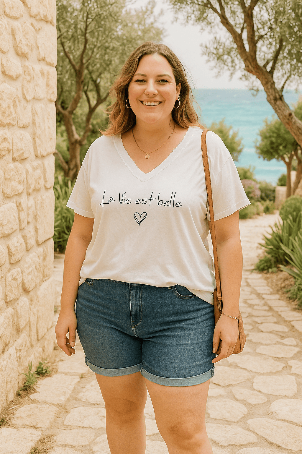 Tee shirt La vie est belle - Mam’s Ailes