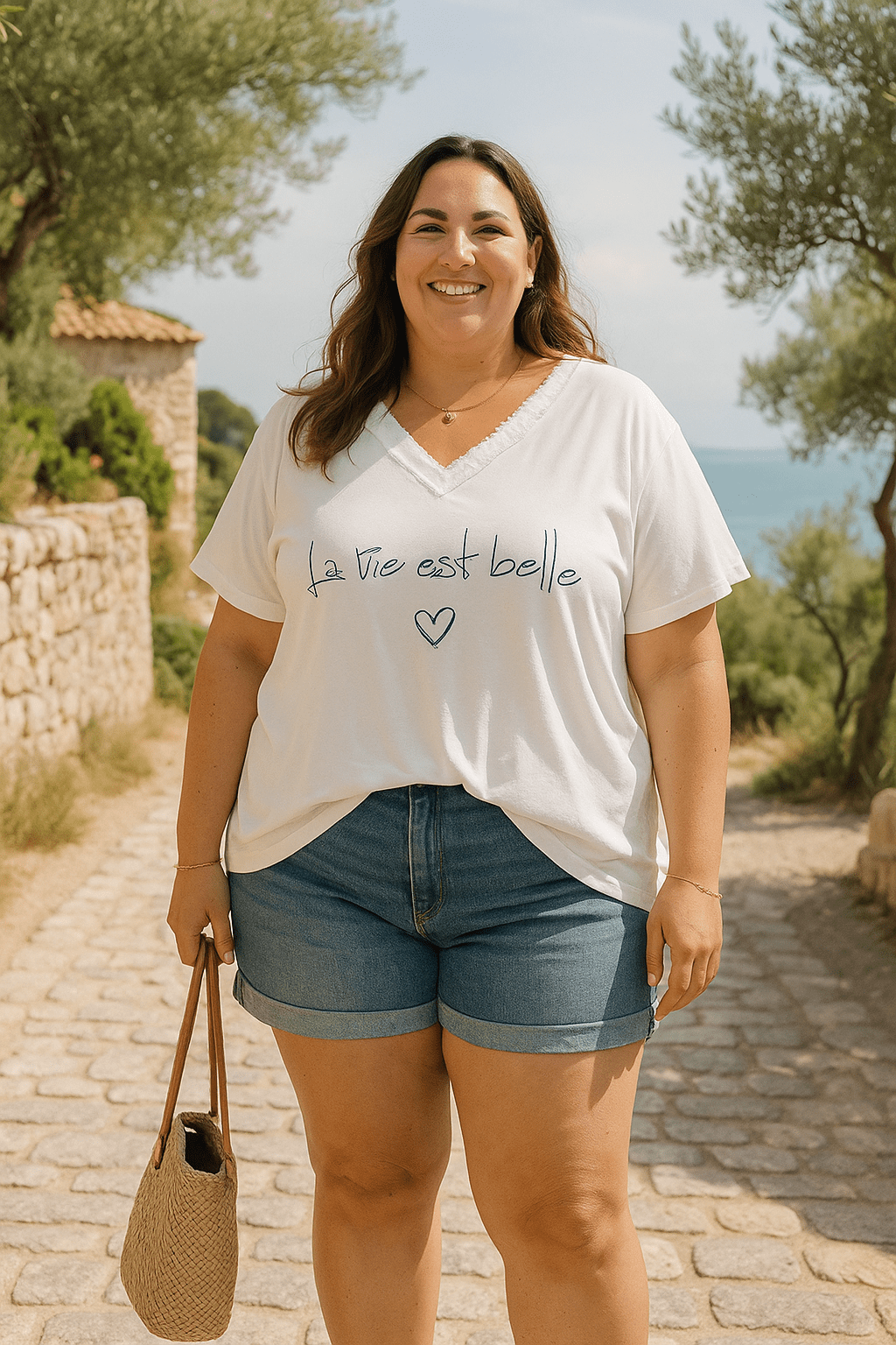 Tee shirt La vie est belle - Mam’s Ailes