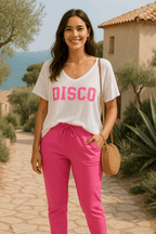 Tee - shirt oversize "DISCO" – Confort & Style bohème - Mam’s Ailes