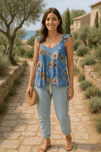 Top imprimé skulls – Audace & féminité - Mam’s Ailes