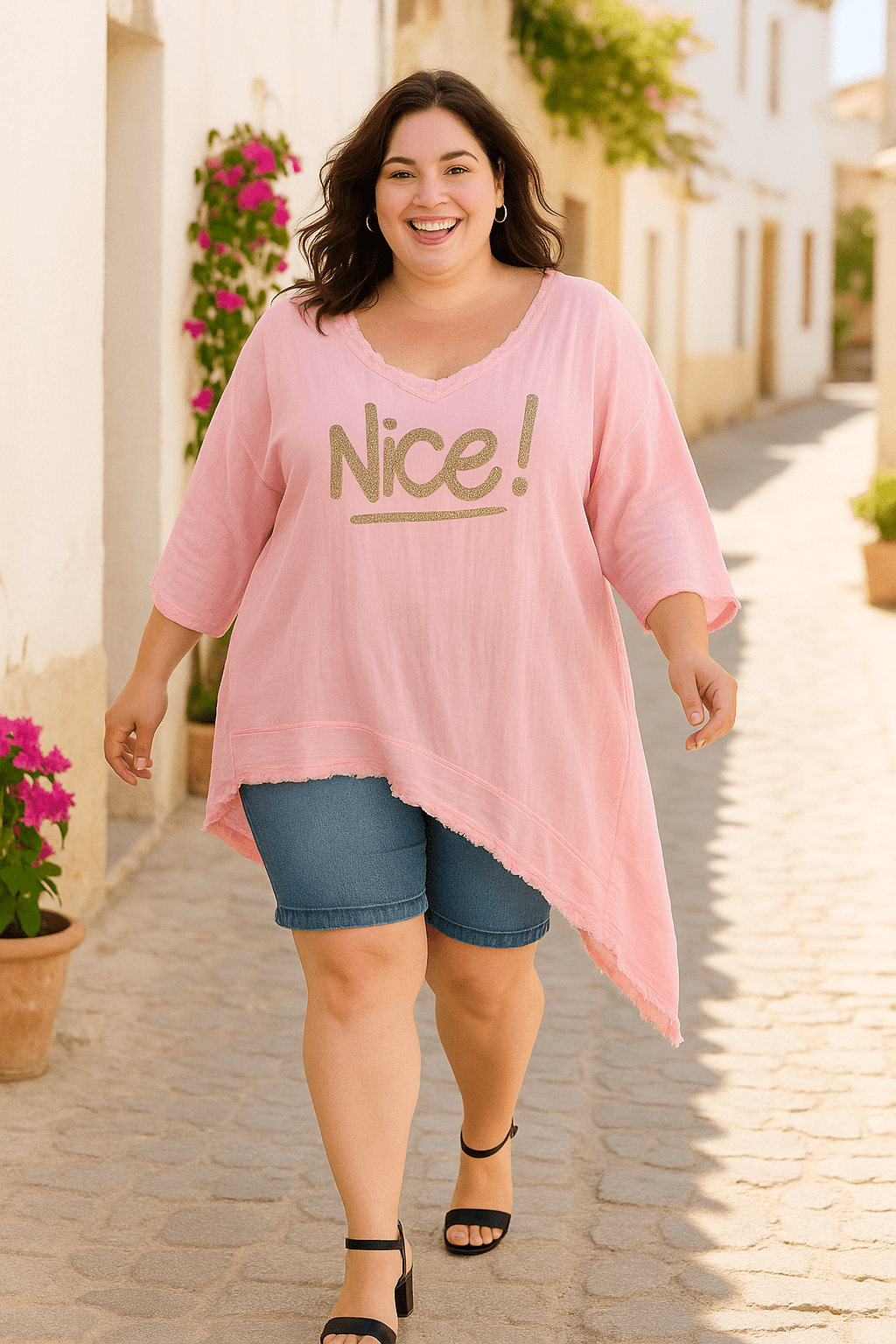 Tunique asymétrique "Nice Vibe - Mam’s Ailes