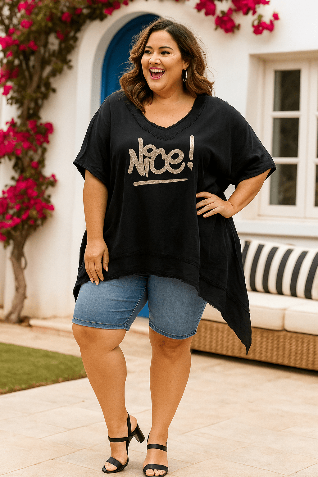 Tunique asymétrique "Nice Vibe - Mam’s Ailes