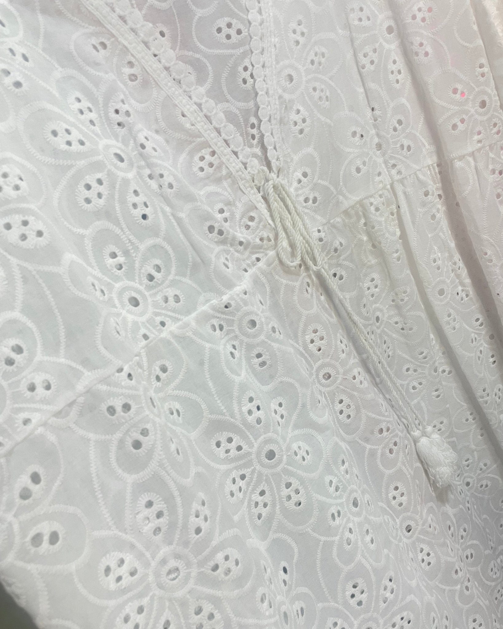 Tunique Bohème Broderie Anglaise — 36 - 46 - Mam’s Ailes