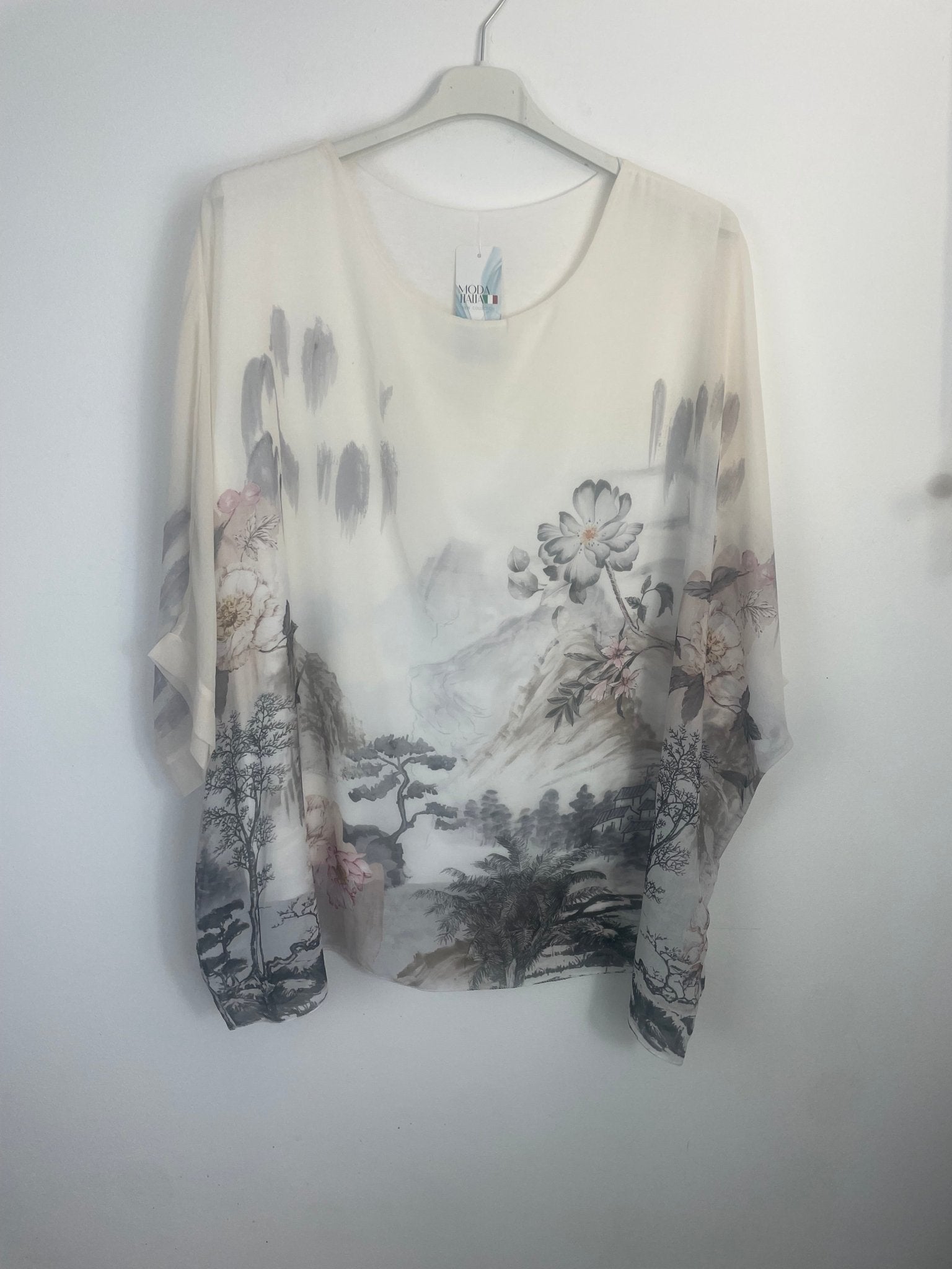 Tunique Fluide Pastel Doublée - Du 36 au 48 - Mam’s AilesGris