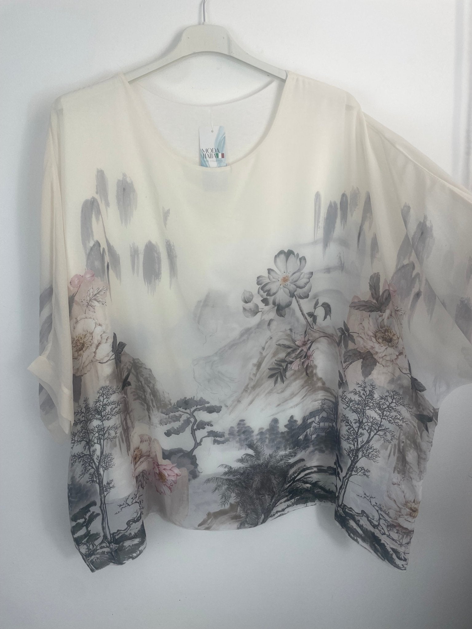 Tunique Fluide Pastel Doublée - Du 36 au 48 - Mam’s AilesGris