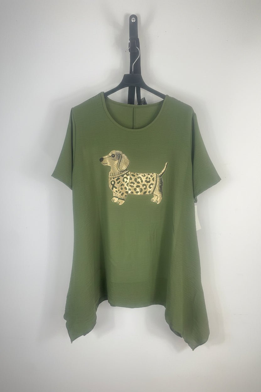Tunique Léonie — Chien Doré - Mam’s AilesKaki