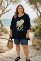 Tunique longue "Love You" – Douceur & Style - Mam’s Ailes