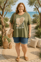 Tunique longue "Love You" – Douceur & Style - Mam’s Ailes