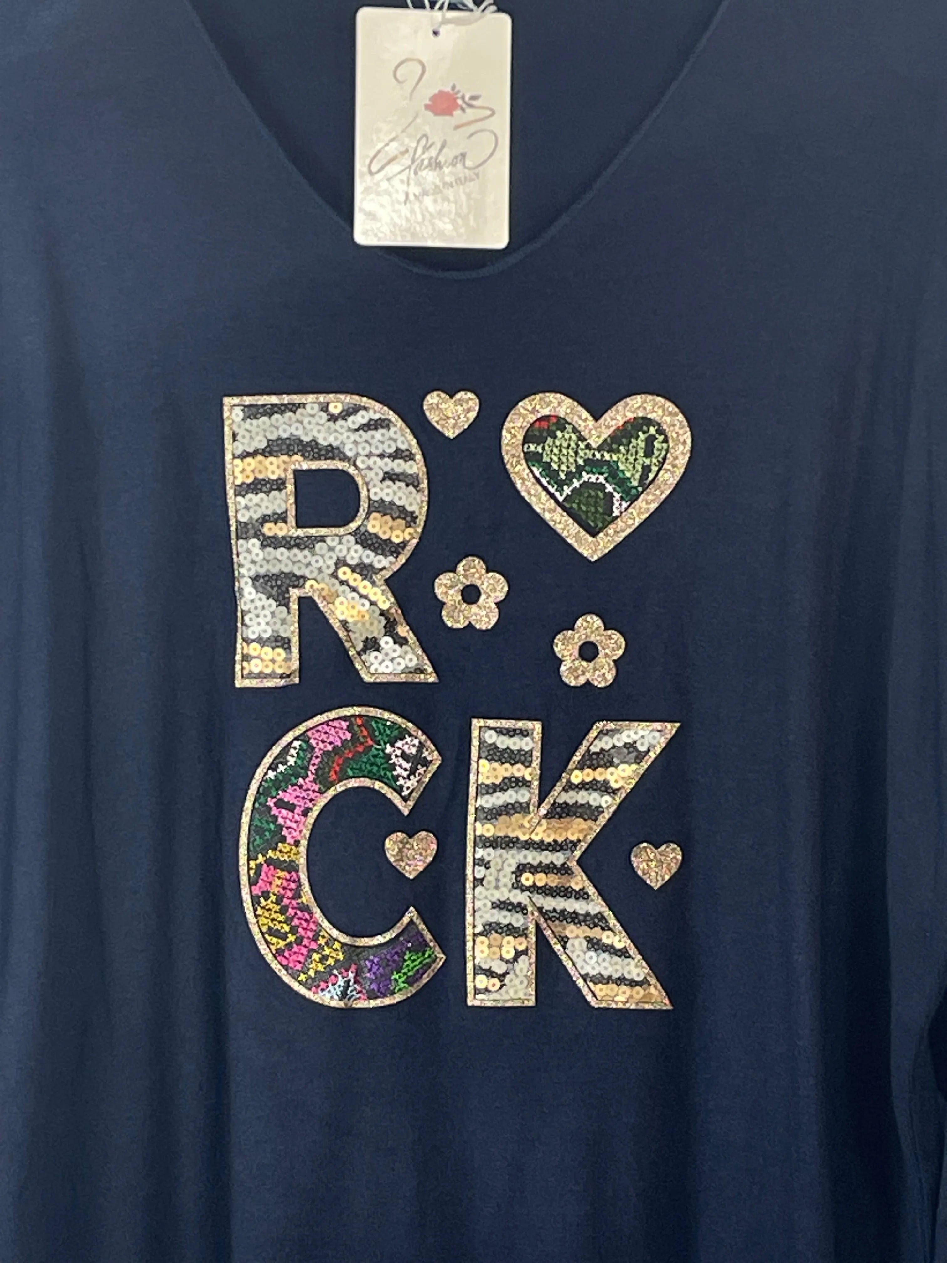 details Haut femme ROCK 