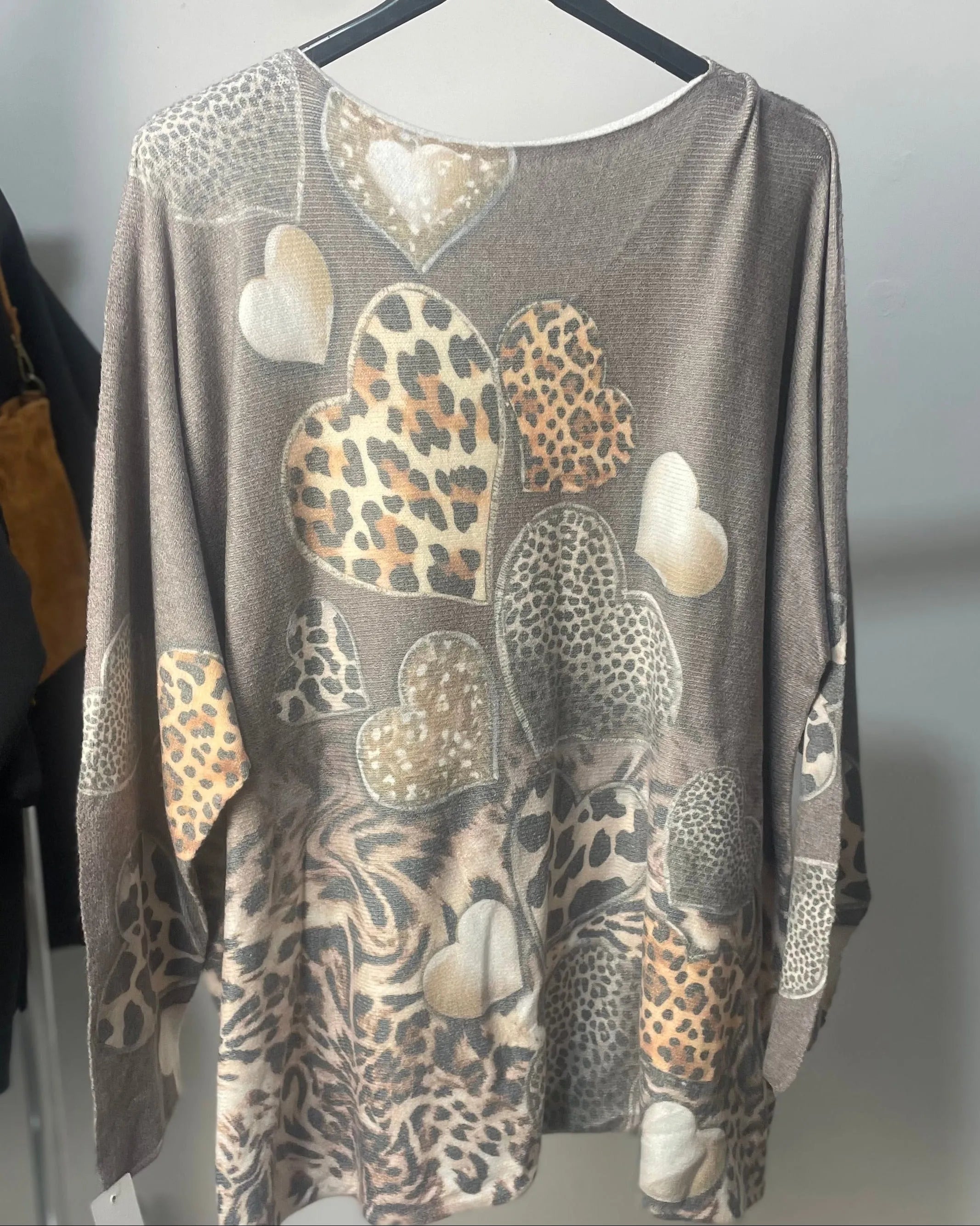 Pull “Wild Heart” – Oversize Grande Taille
