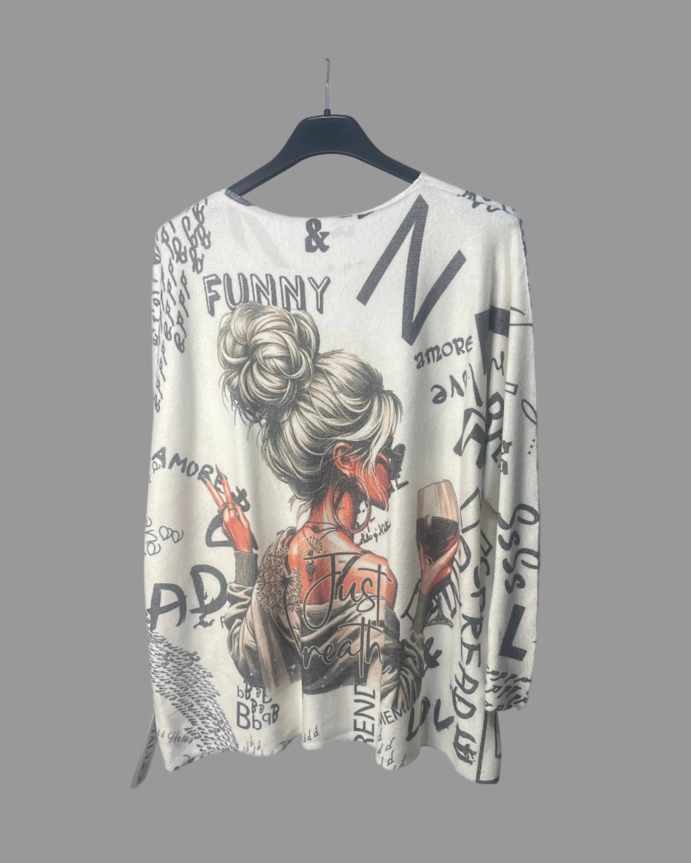 Pull cosy femme mélange laine viscose