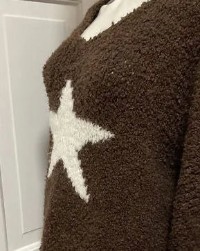 Détail maille douce étoile