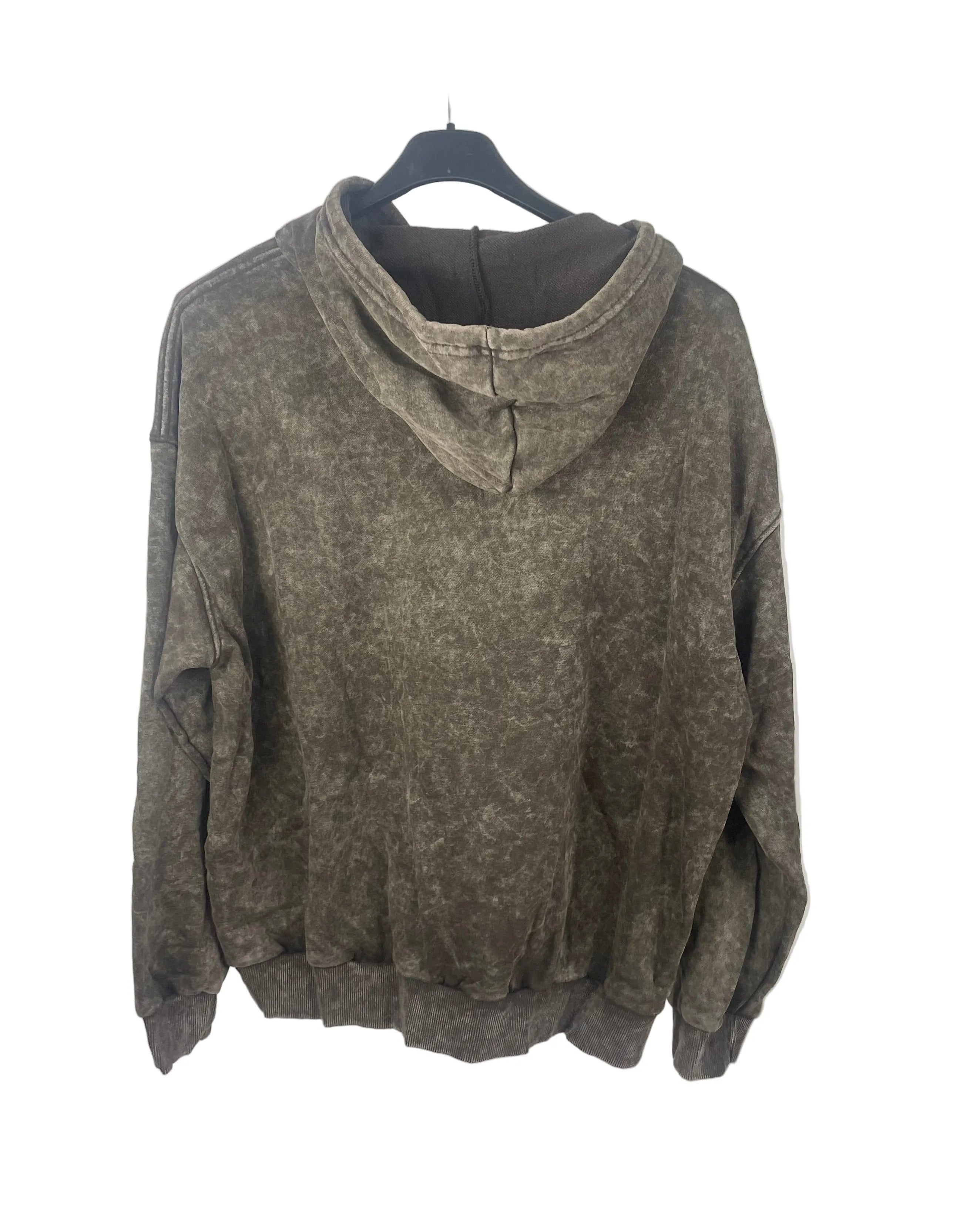 Sweat motif fun rose et chocolat appliqué 3D détail dos