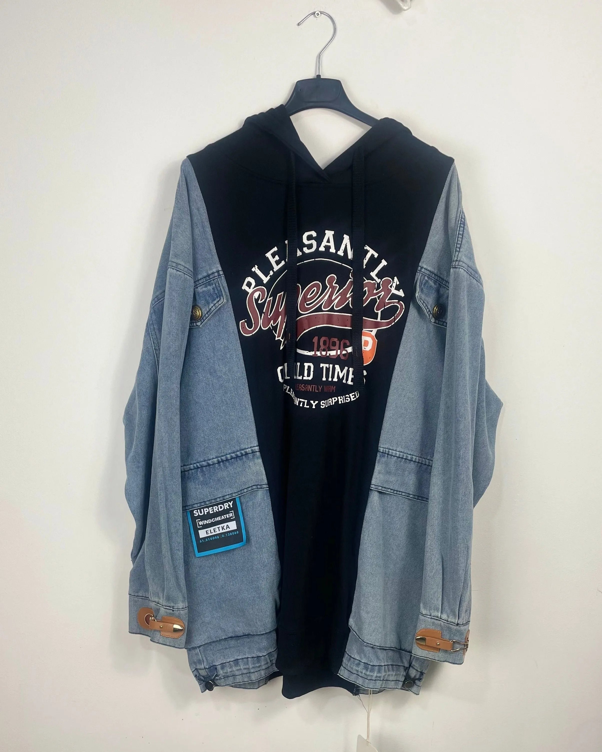 Sweat à Capuche Double Matière – Style Urban Cool