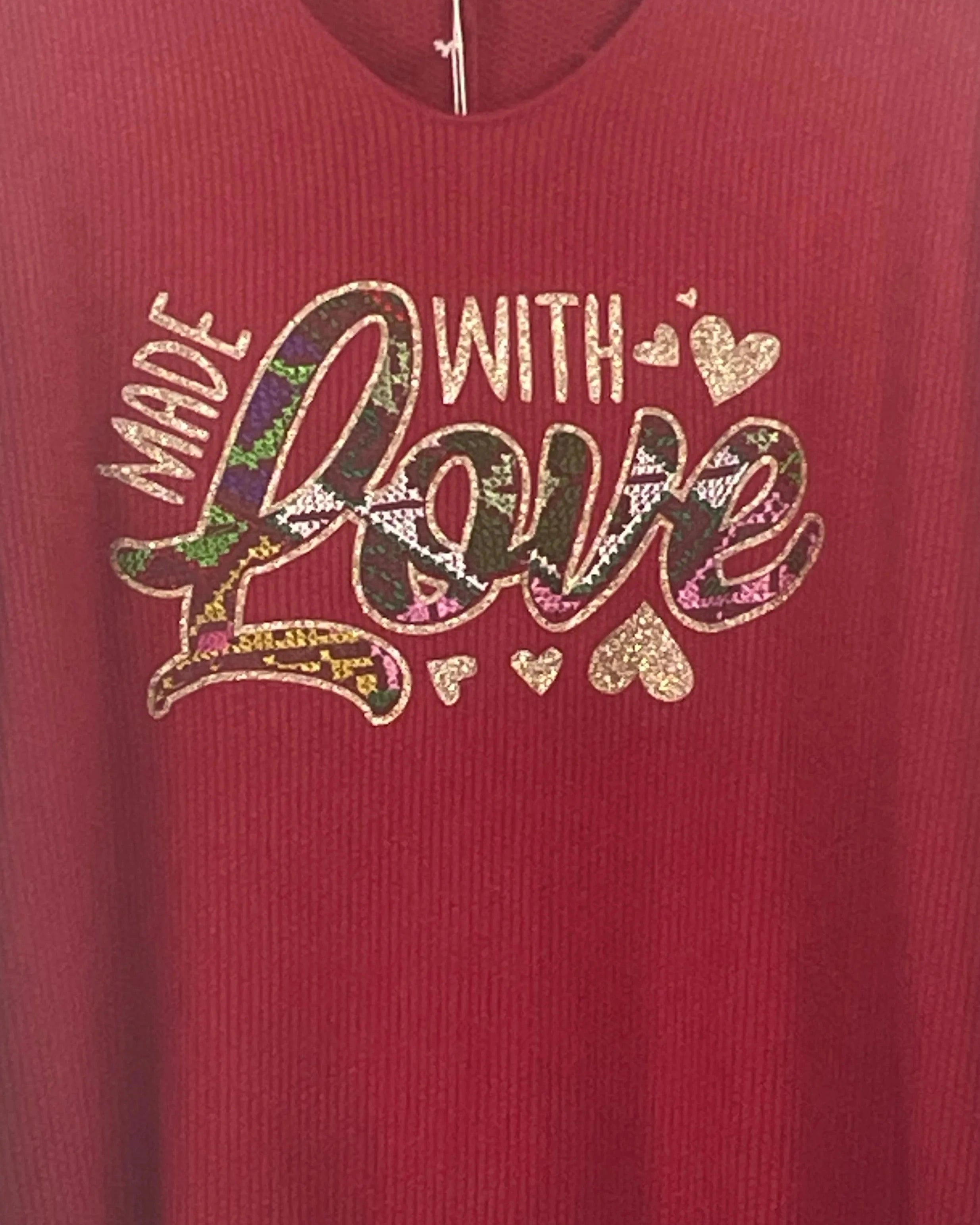 details motif Pull femme coupe ample maille gaufrée confortable