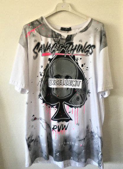 Tee-shirt homme Savage Things skull streetwear